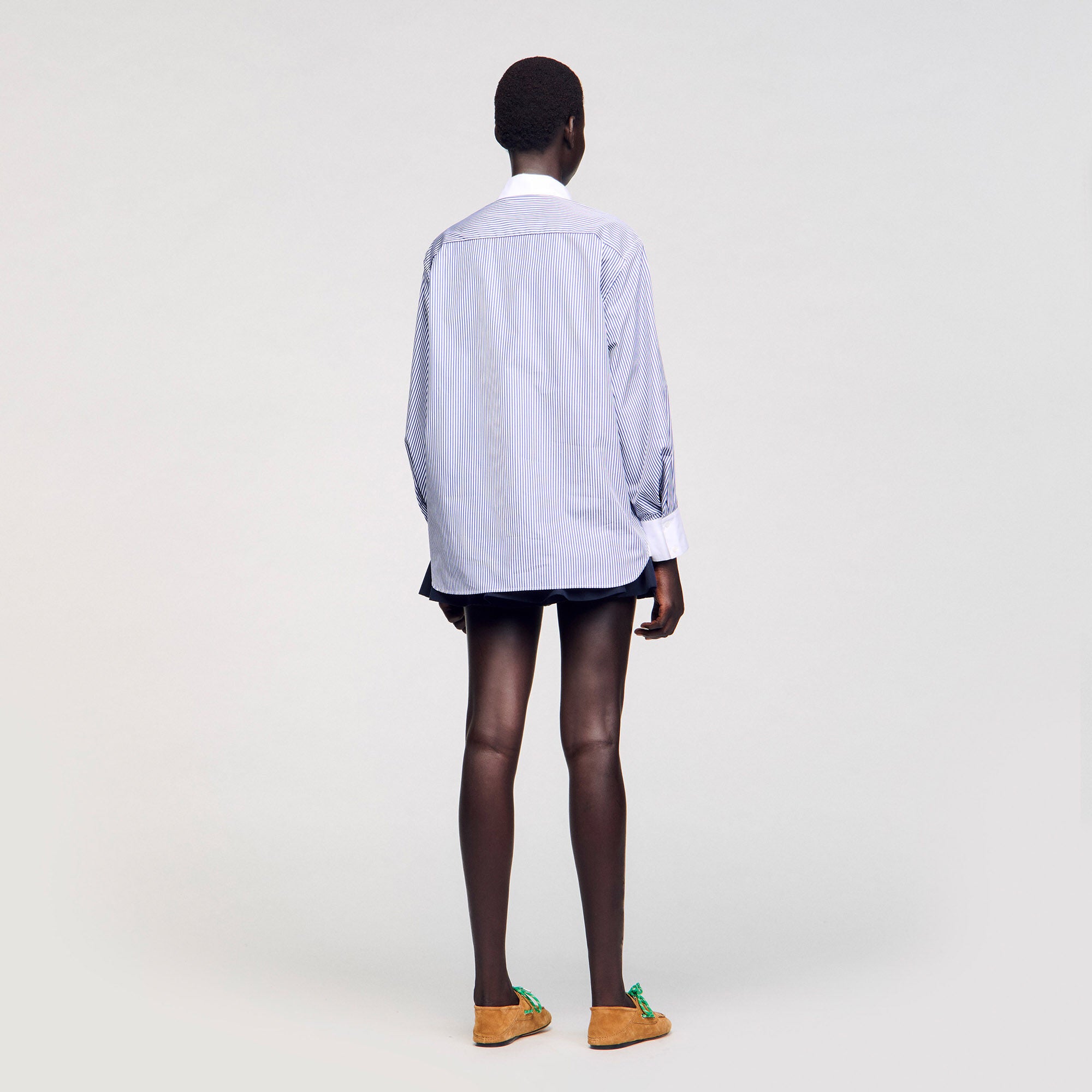 Sandro / Striped shirt Blu / White