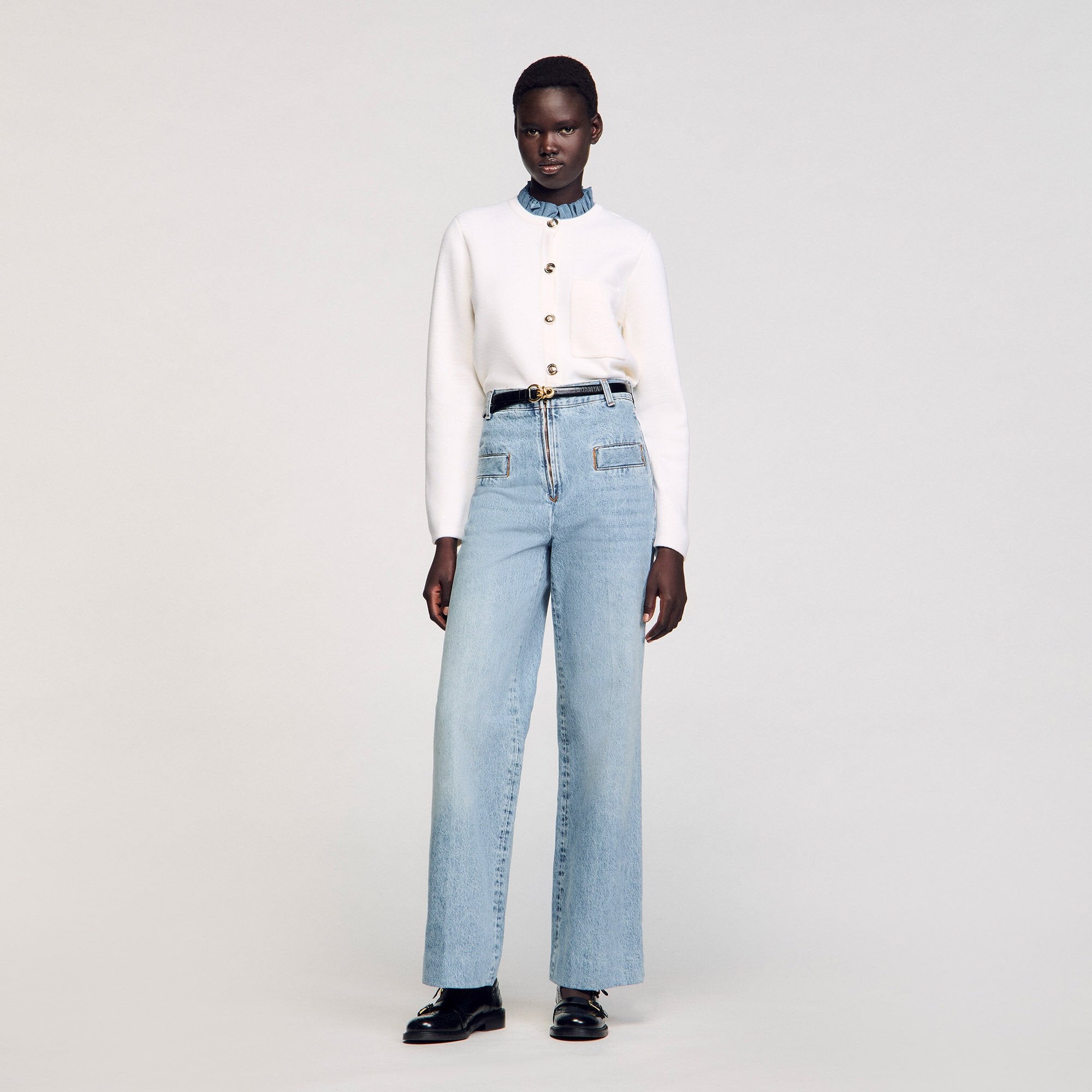 Sandro / Wide-leg jeans Blue Jean
