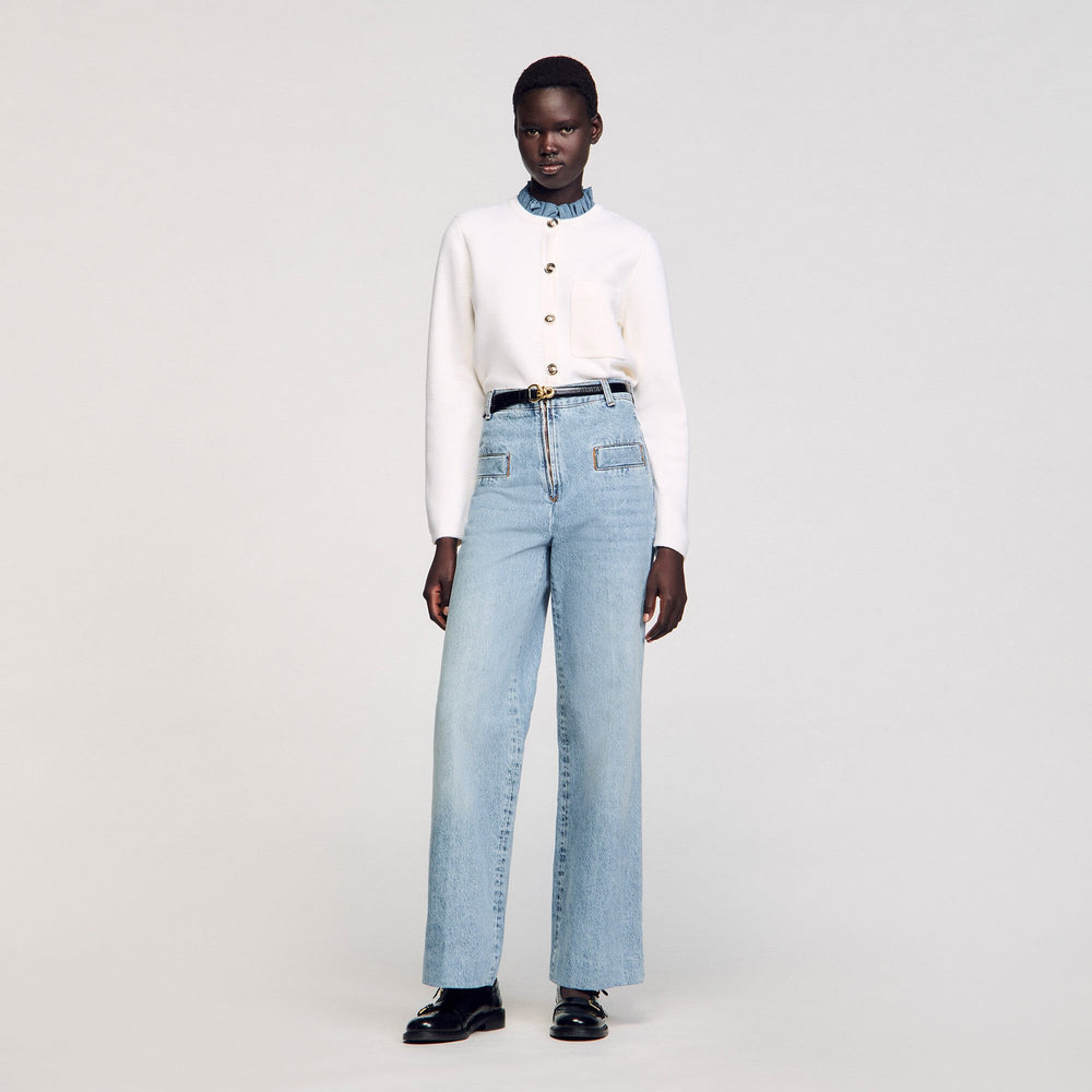 Sandro / Wide-leg jeans Blue Jean