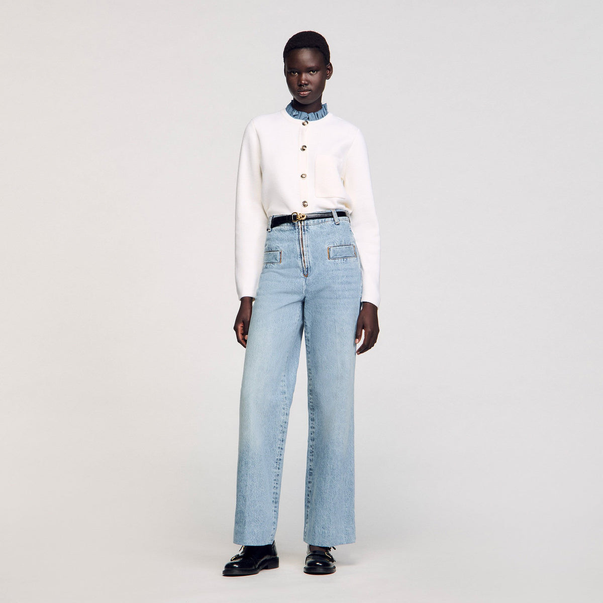 Sandro / Wide-leg jeans Blue Jean