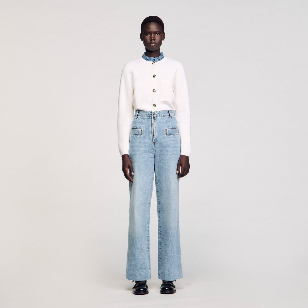 Sandro / Wide-leg jeans Blue Jean