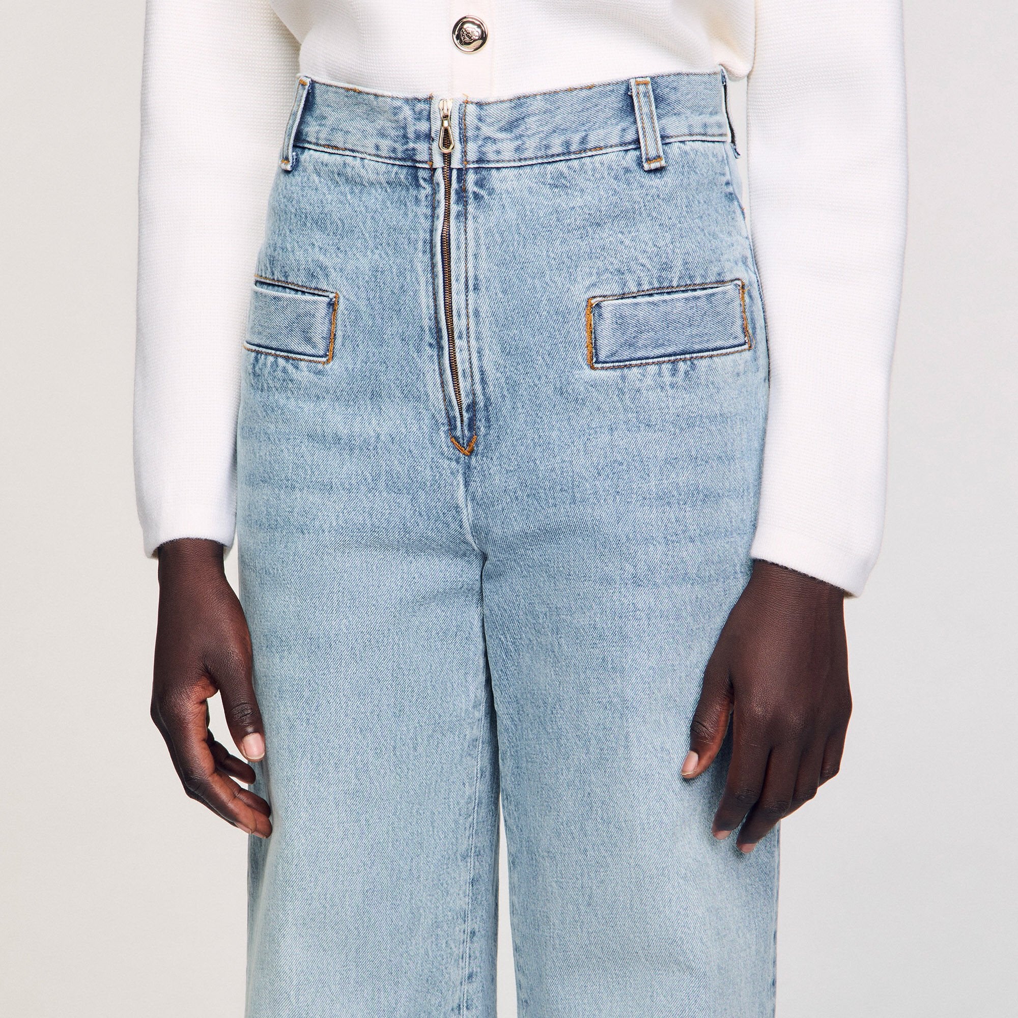 Sandro / Wide-leg jeans Blue Jean