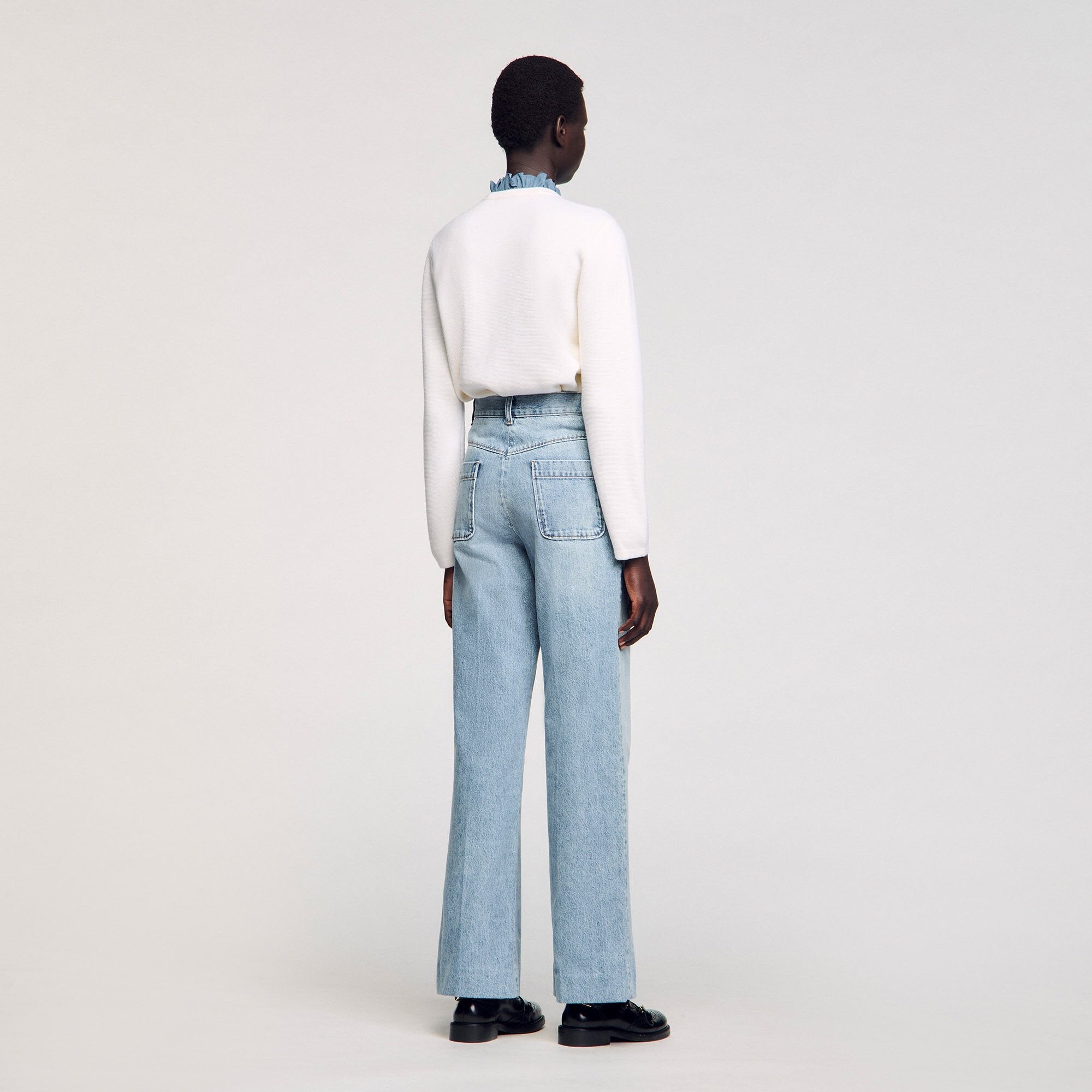 Sandro / Wide-leg jeans Blue Jean