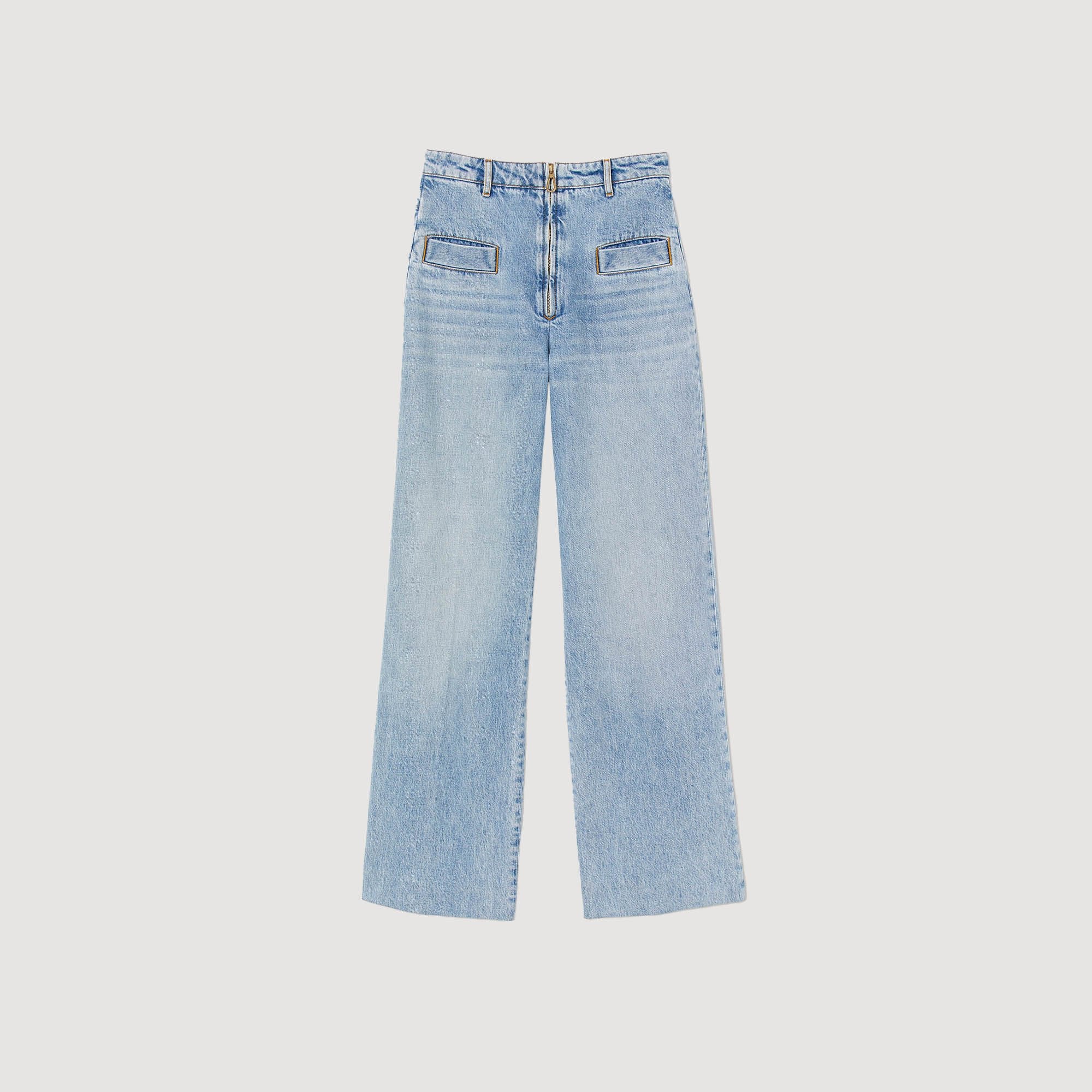 Sandro / Wide-leg jeans Blue Jean