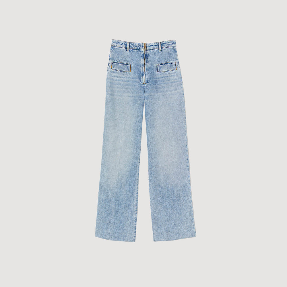 Sandro / Wide-leg jeans Blue Jean