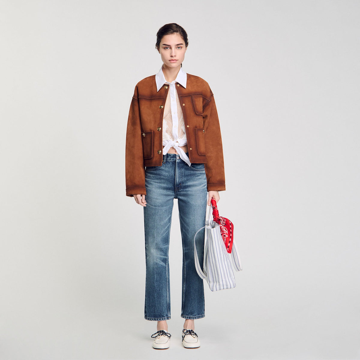 Sandro / Faded jeans Blue Jean