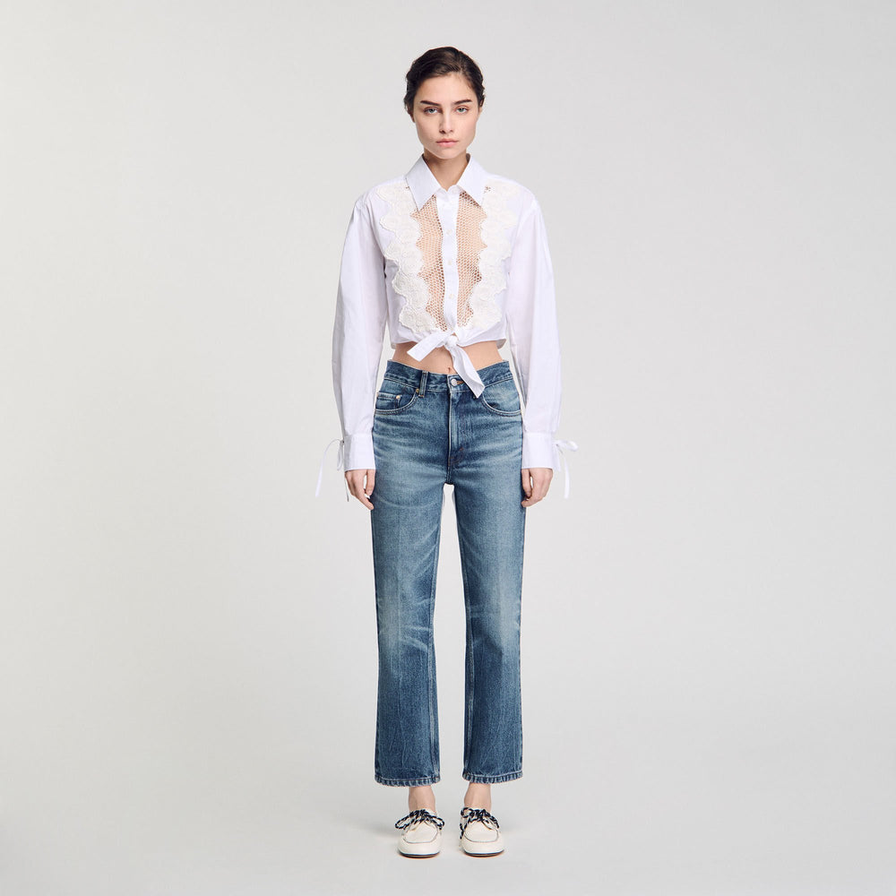 Sandro / Faded jeans Blue Jean