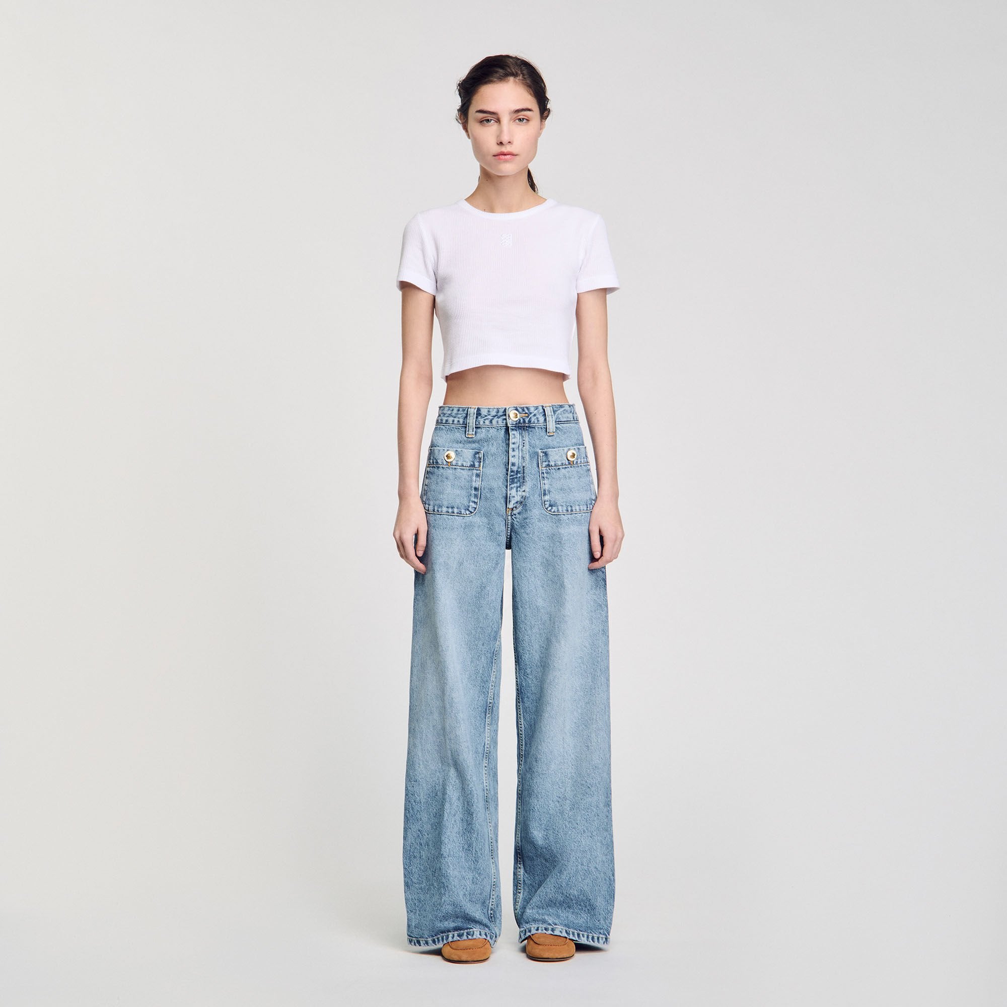 Sandro / Faded jeans Blue Jean