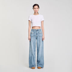 Sandro / Faded jeans Blue Jean