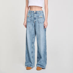 Sandro / Faded jeans Blue Jean