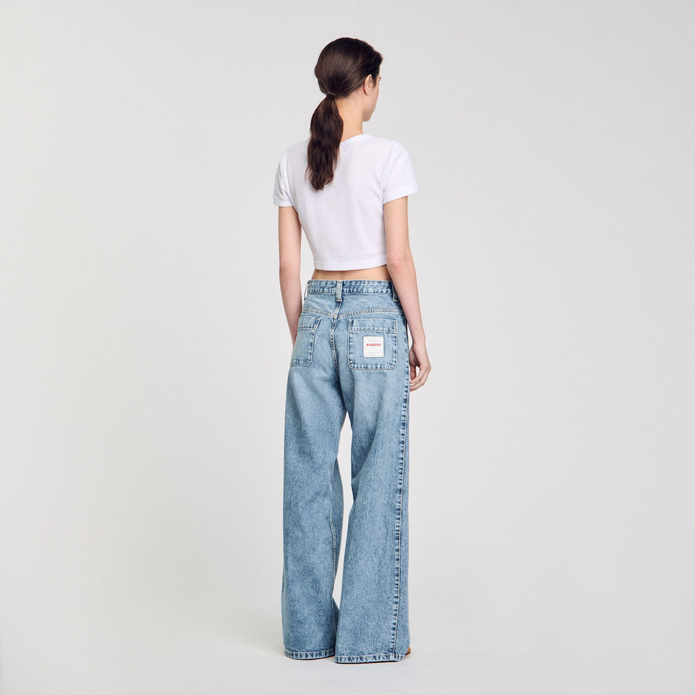Sandro / Faded jeans Blue Jean
