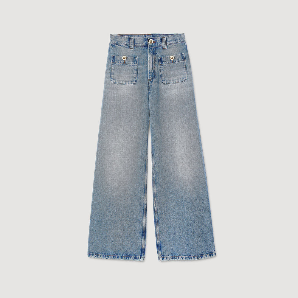 Sandro / Faded jeans Blue Jean