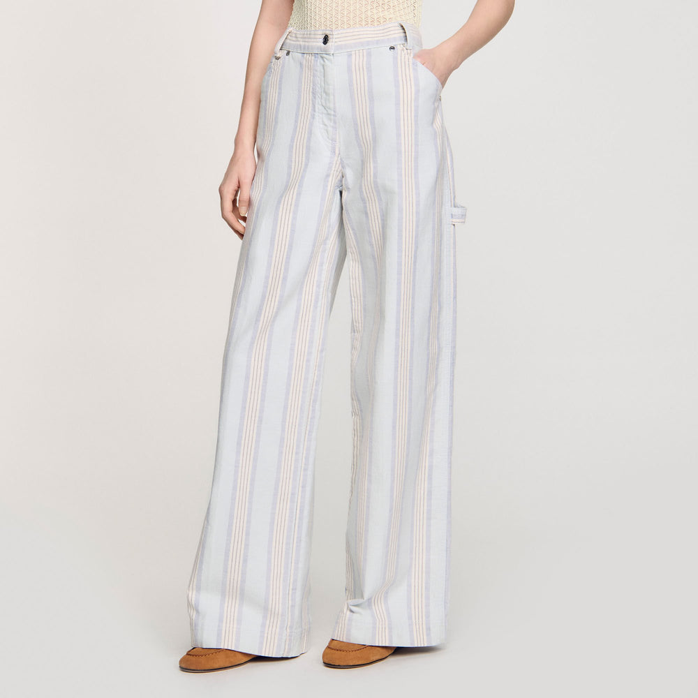 Sandro / Striped jeans Blue