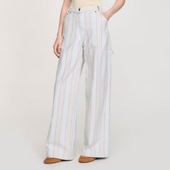 Sandro / Striped jeans Blue