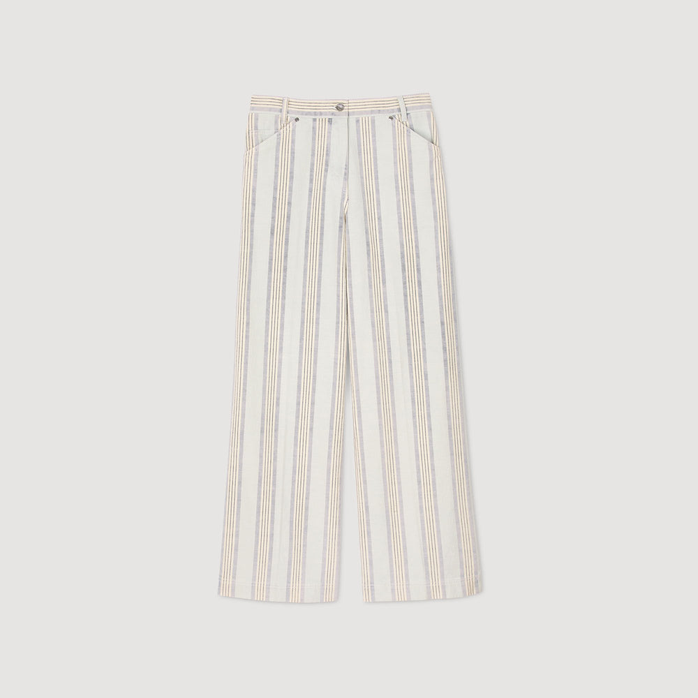 Sandro / Striped jeans Blue
