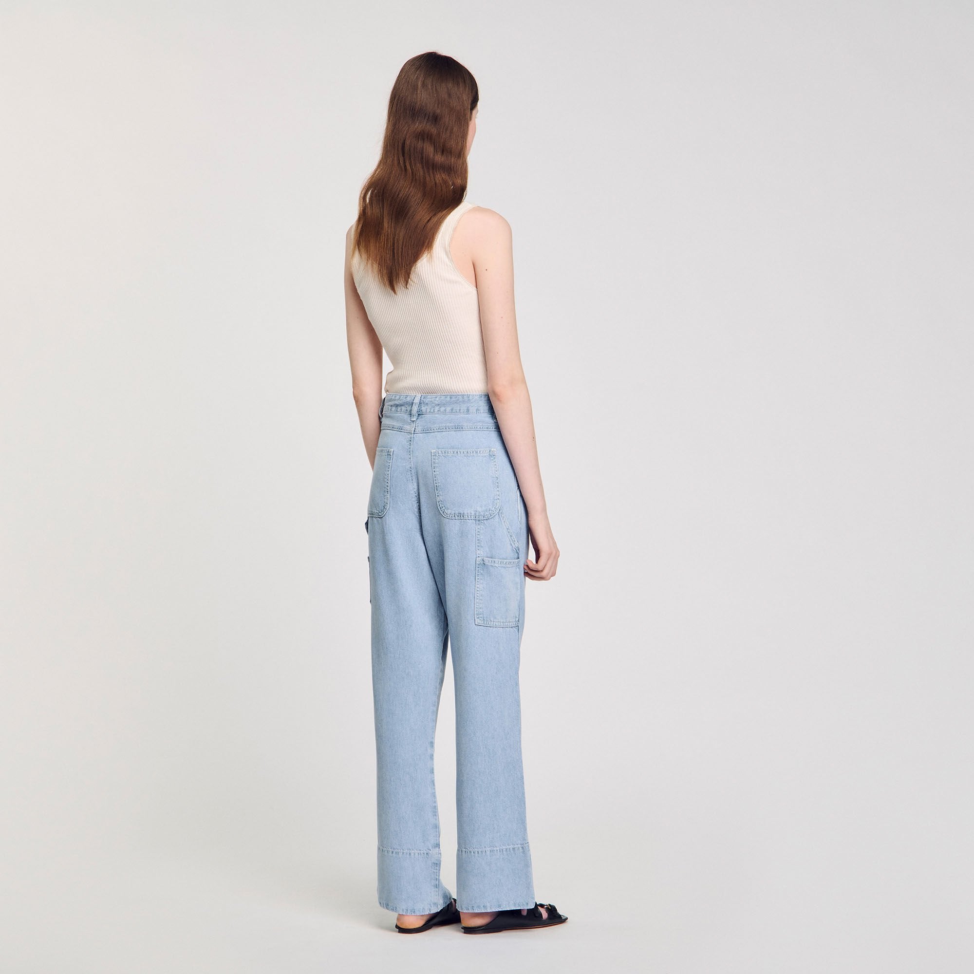 Sandro / Wide-leg jeans Blue Jean