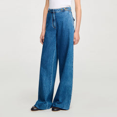 Sandro / Wide-leg jeans Blue Jean