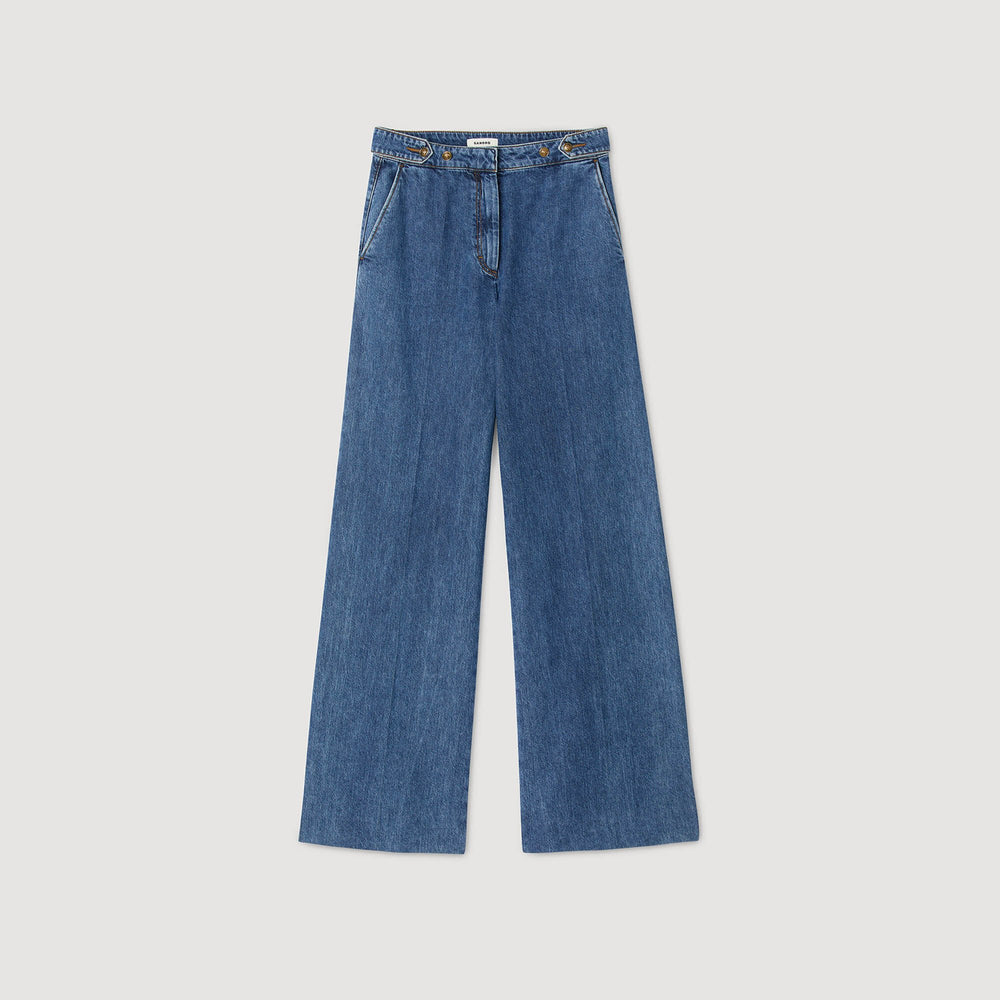 Sandro / Wide-leg jeans Blue Jean