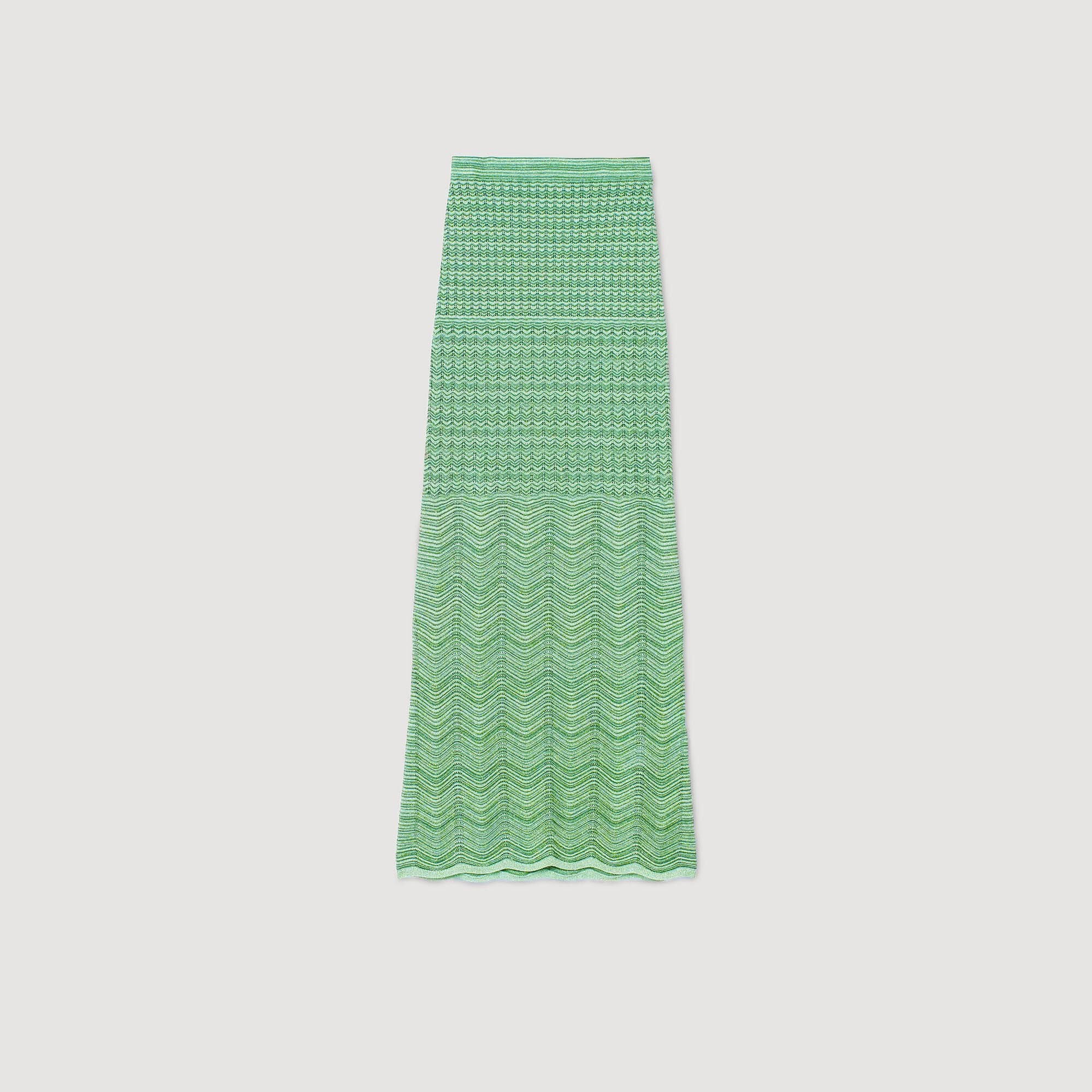 Sandro / Maxi knit skirt Mint