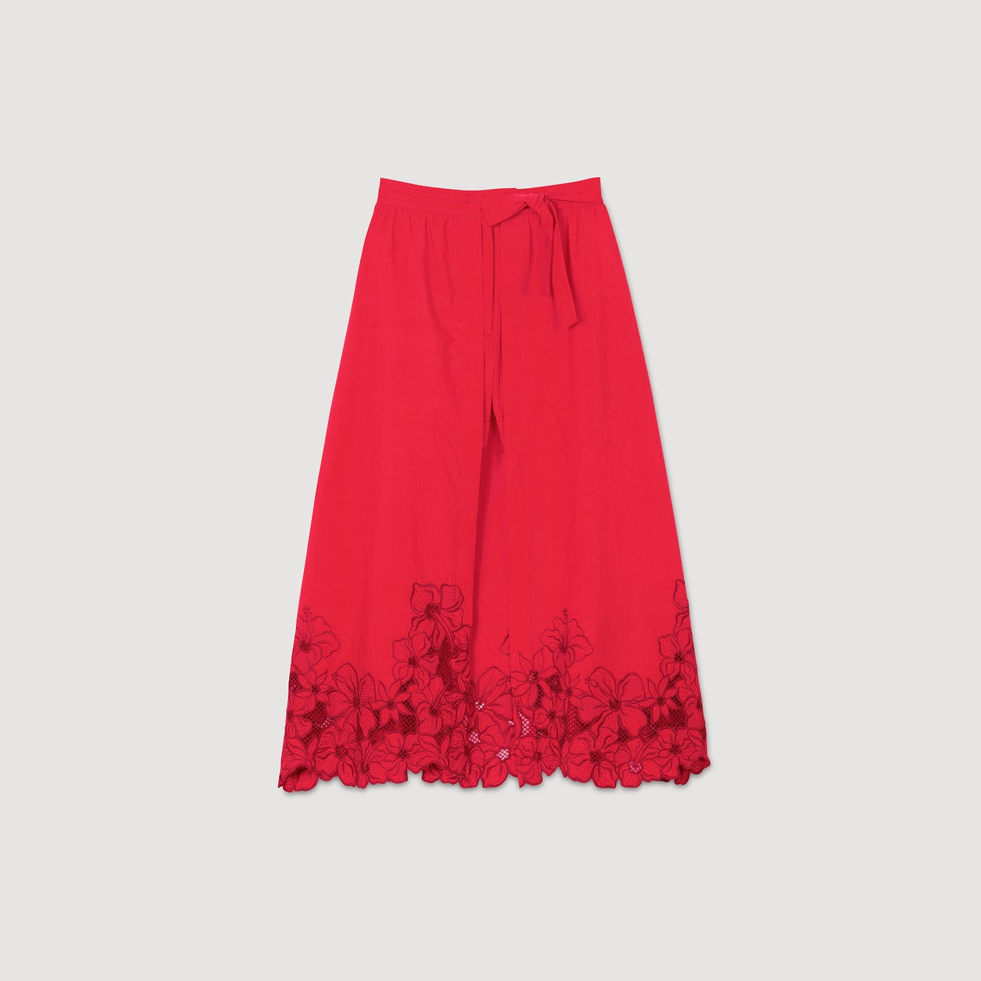 Sandro / Floral skort Red