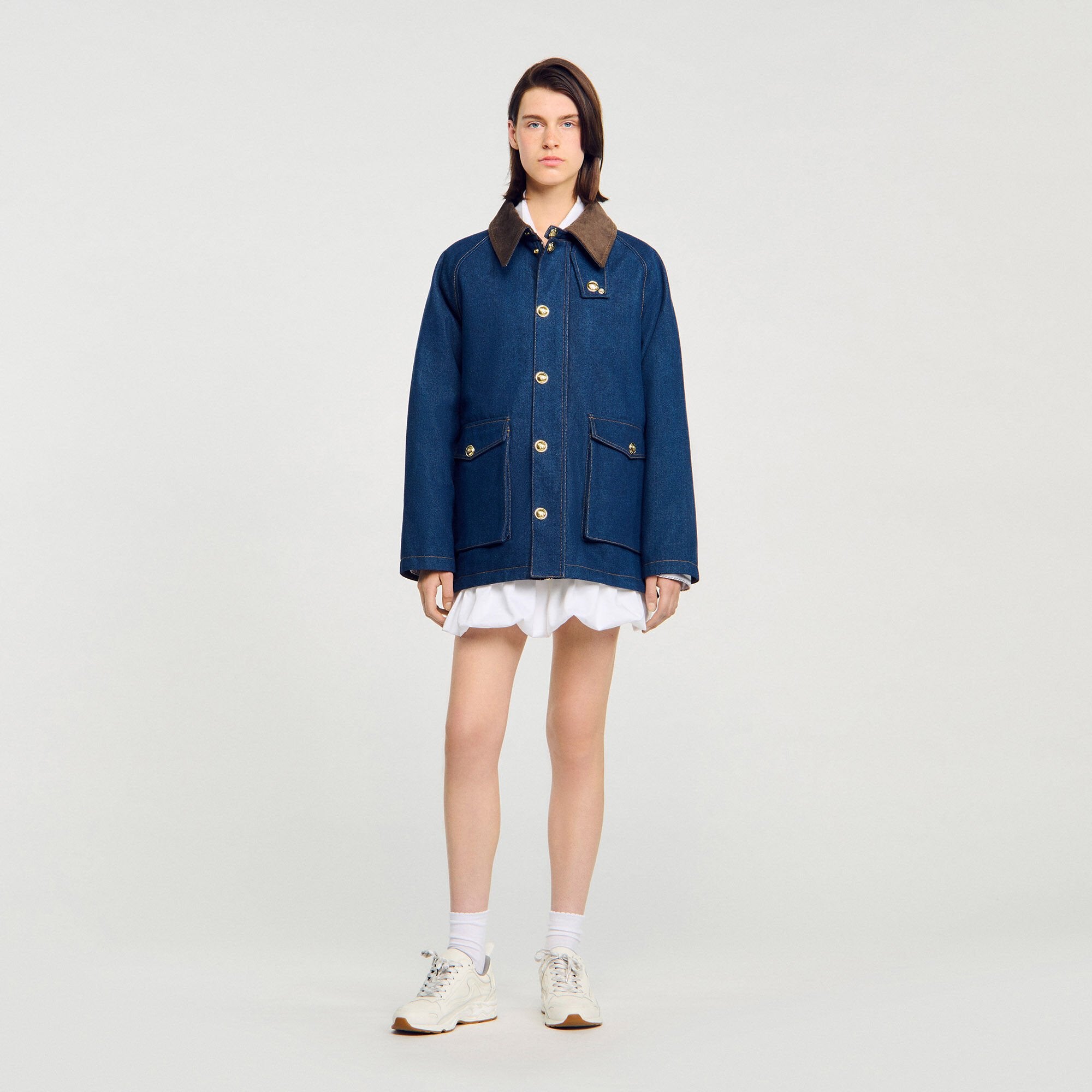 Sandro / Denim workwear jacket Blue Jean