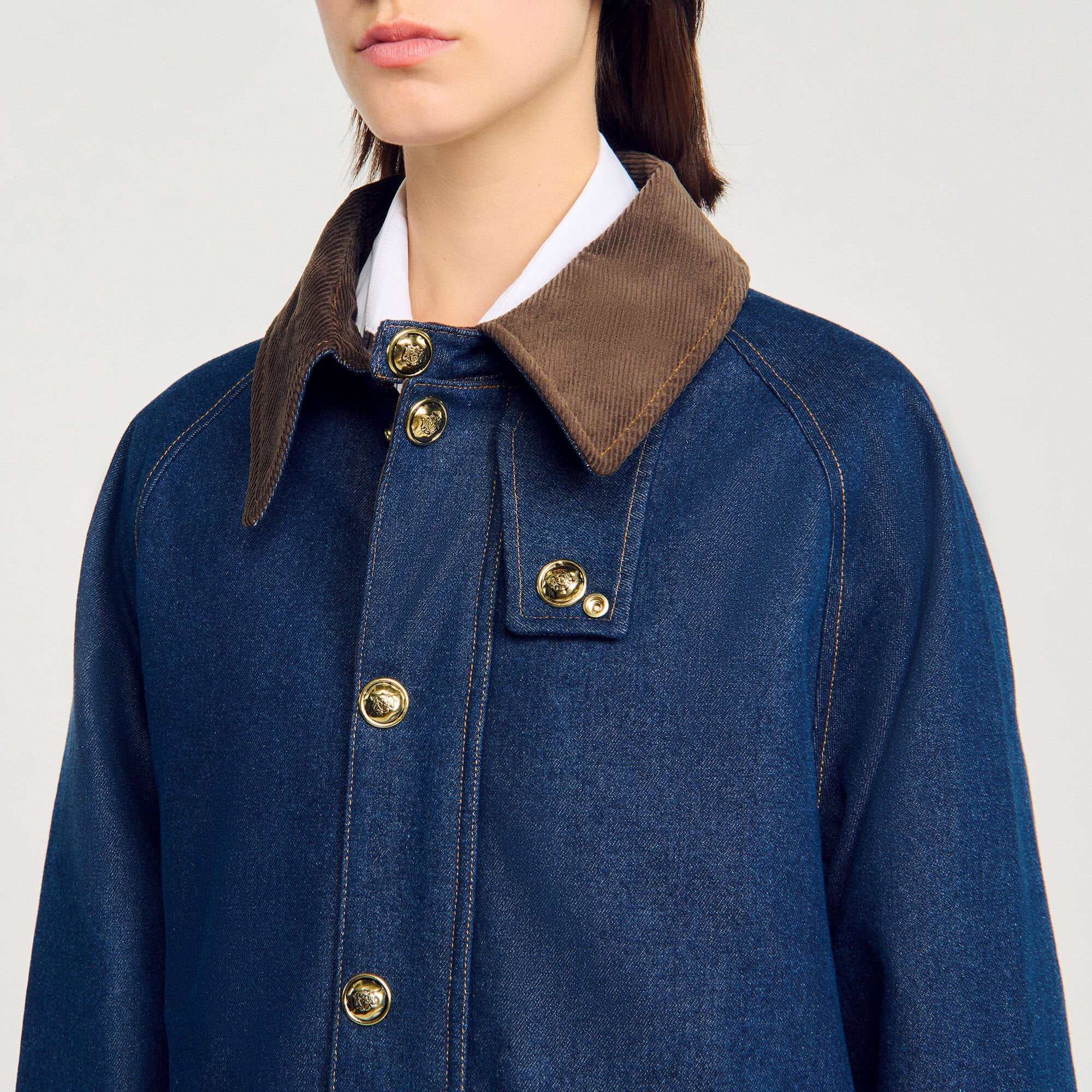 Sandro / Denim workwear jacket Blue Jean