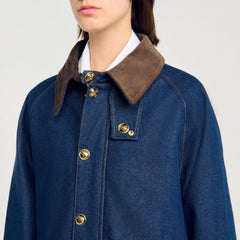 Sandro / Denim workwear jacket Blue Jean