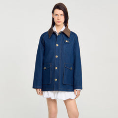 Sandro / Denim workwear jacket Blue Jean