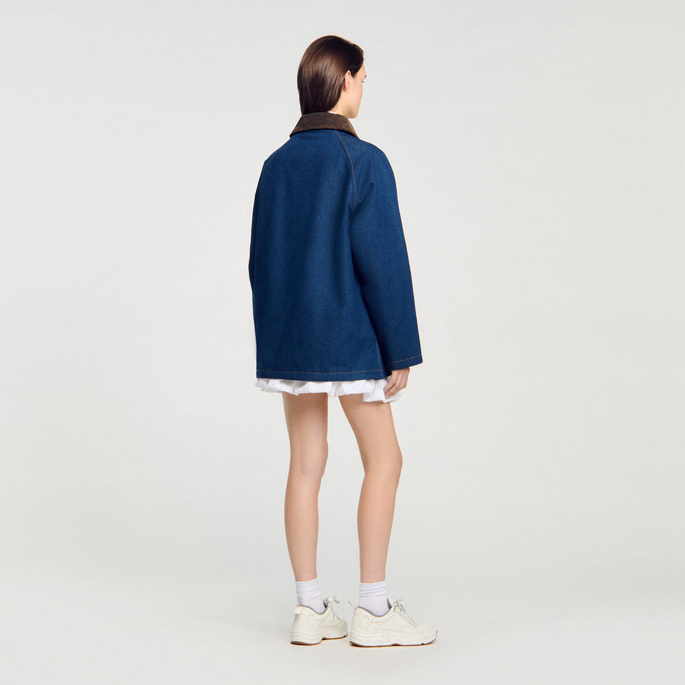 Sandro / Denim workwear jacket Blue Jean