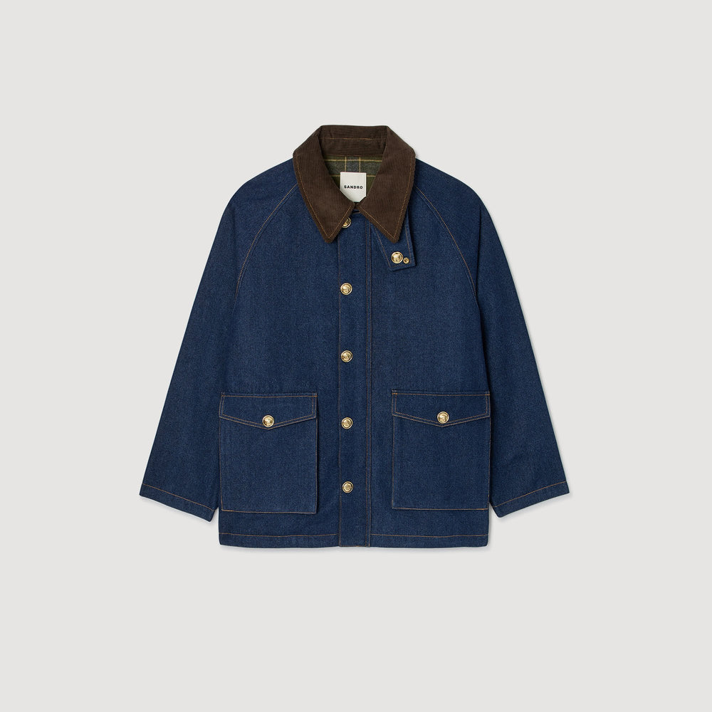 Sandro / Denim workwear jacket Blue Jean