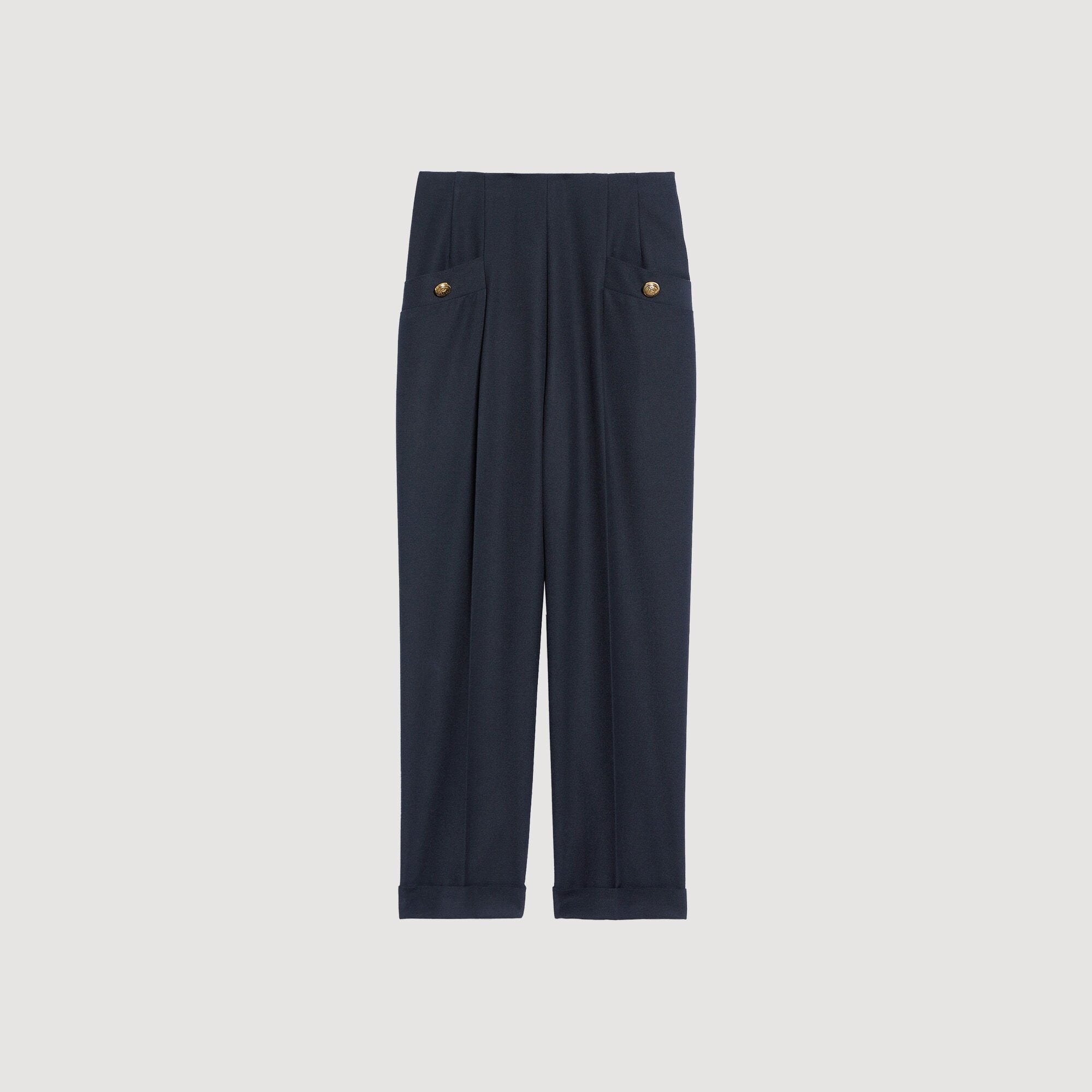 Sandro / Wide legs trousers Navy Blue