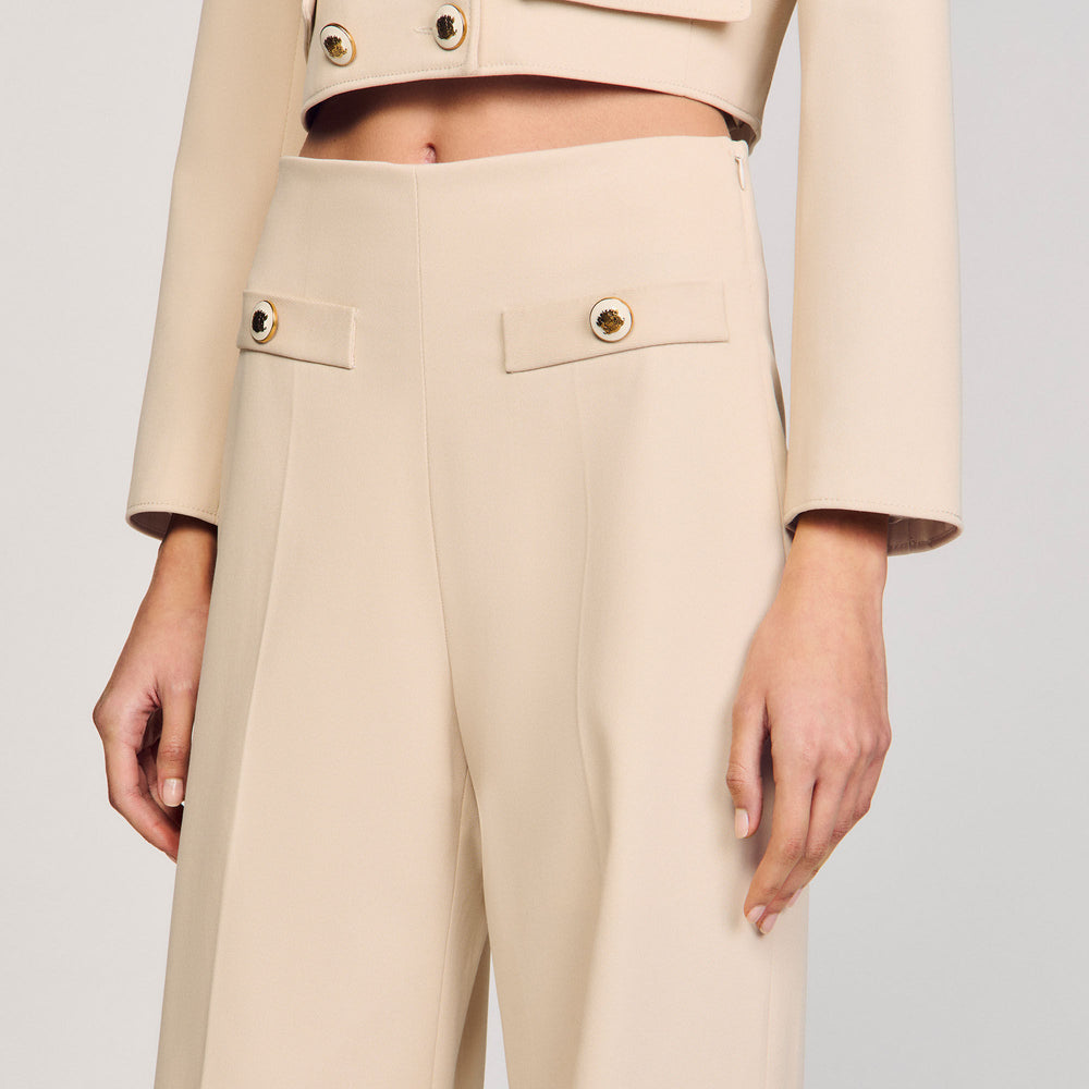 Sandro / Suit trousers Sand