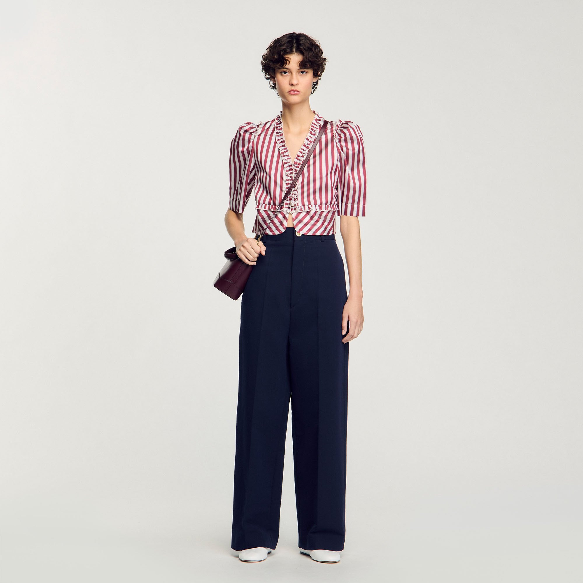 Sandro / Suit trousers Navy Blue