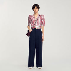 Sandro / Suit trousers Navy Blue