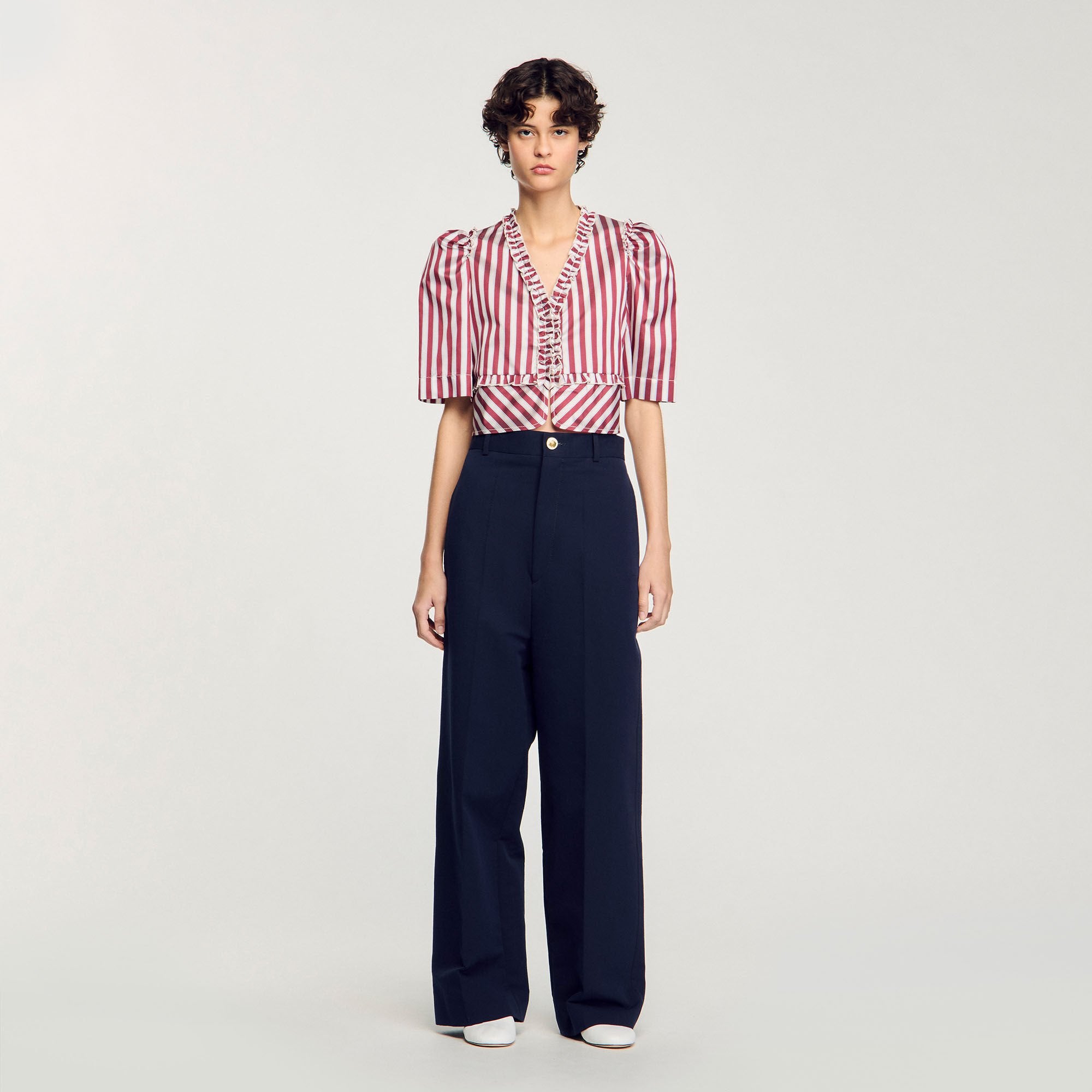 Sandro / Suit trousers Navy Blue
