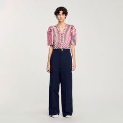 Sandro / Suit trousers Navy Blue