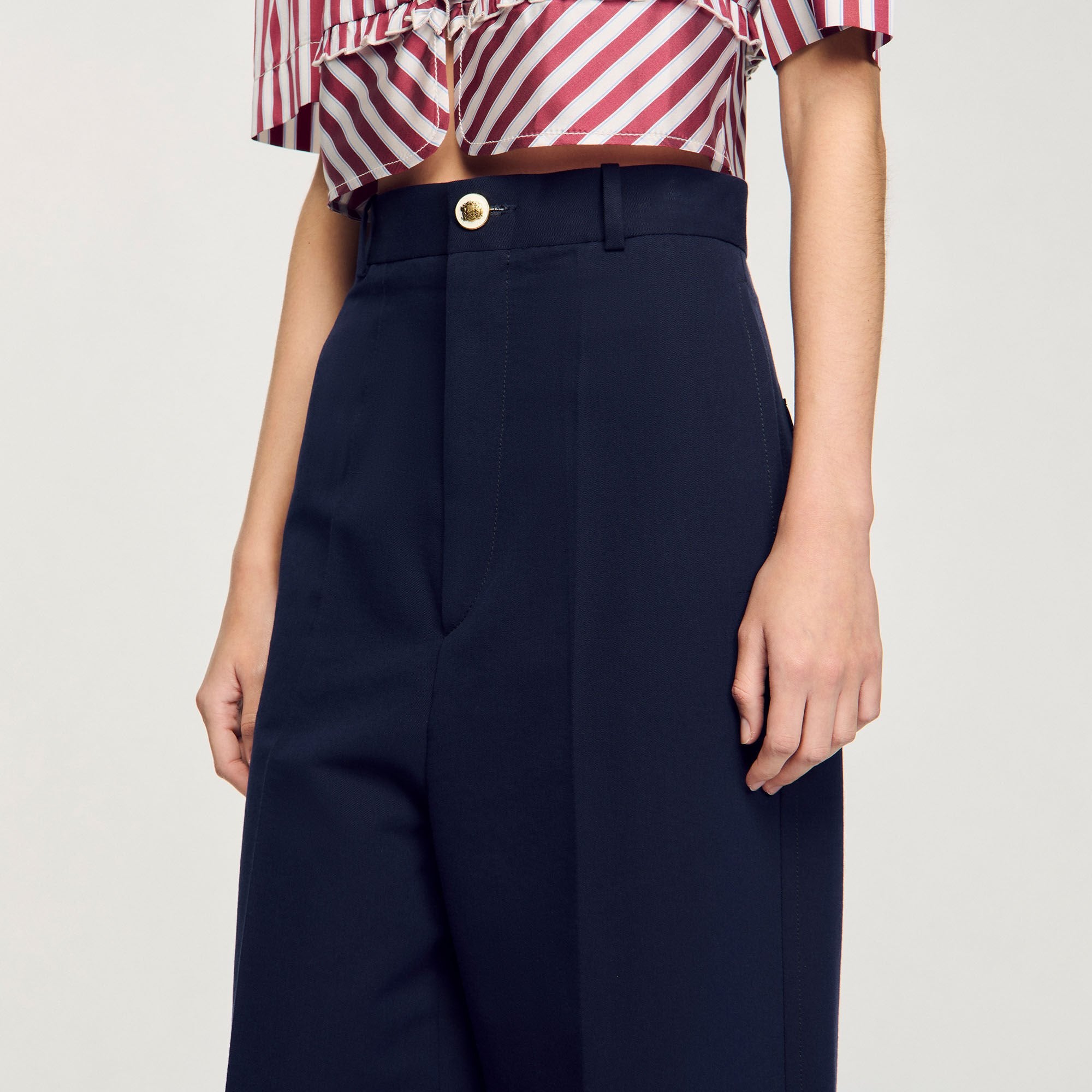 Sandro / Suit trousers Navy Blue