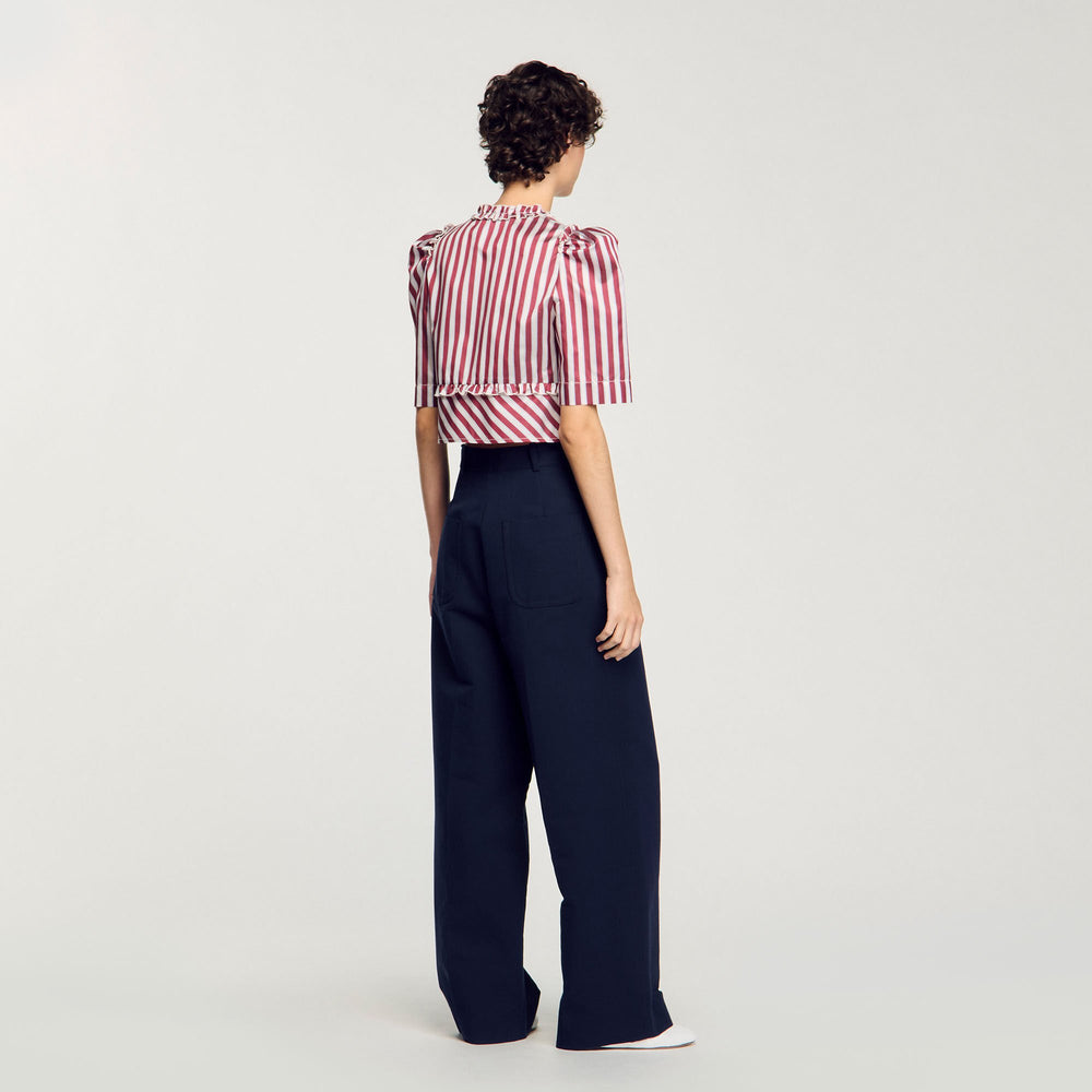 Sandro / Suit trousers Navy Blue