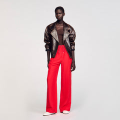 Sandro / Drawstring trousers Red