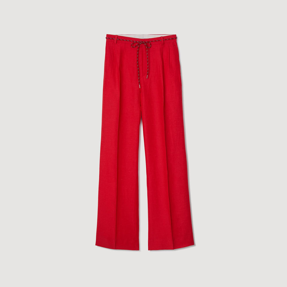 Sandro / Drawstring trousers Red