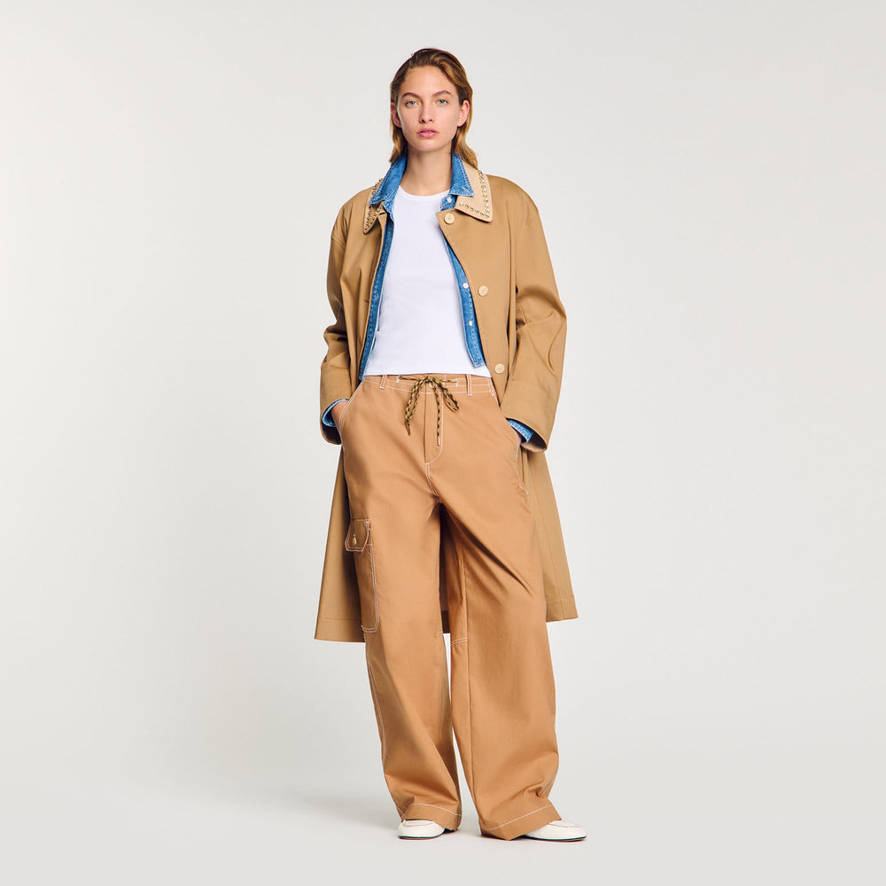Sandro / Cargo trousers Camel