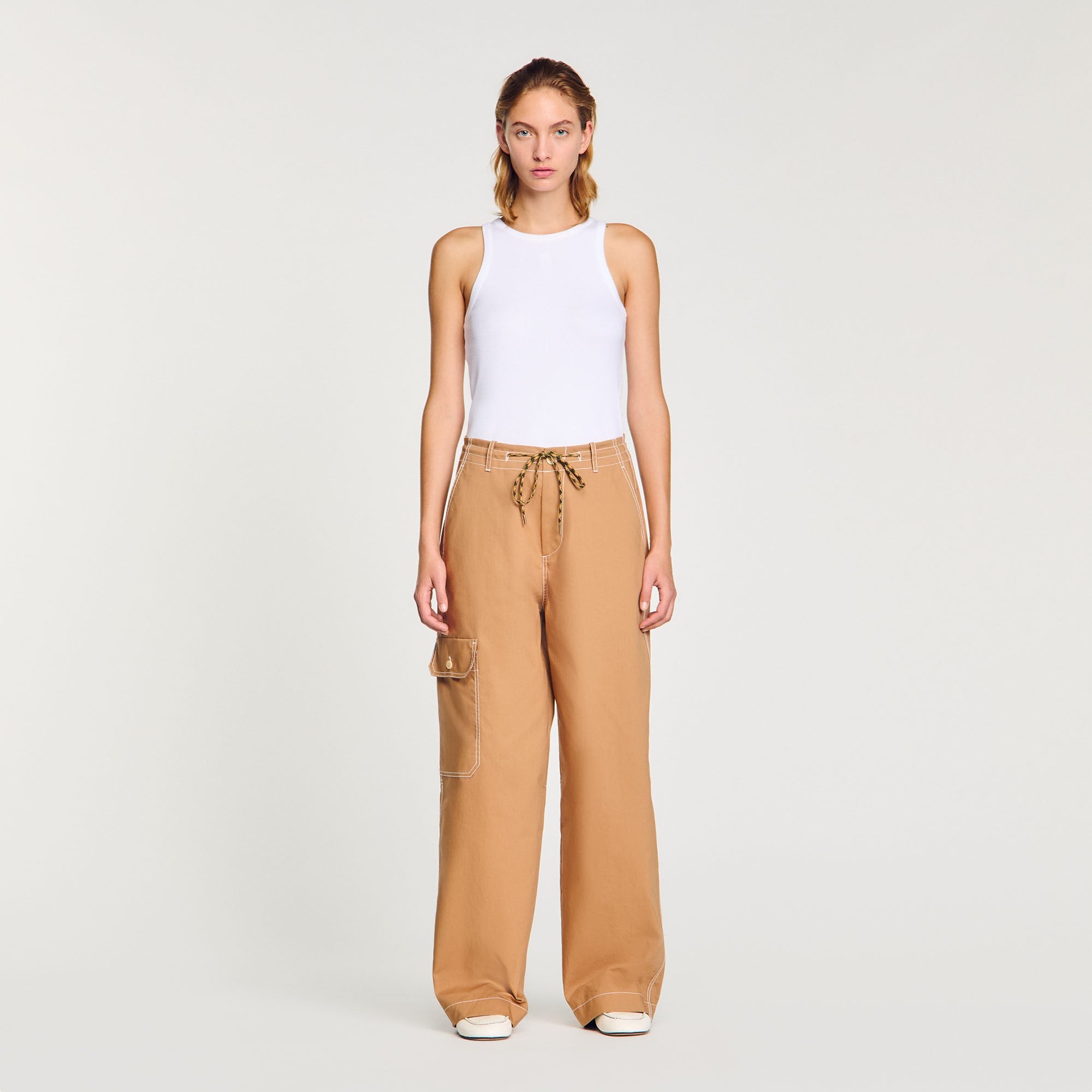 Sandro / Cargo trousers Camel