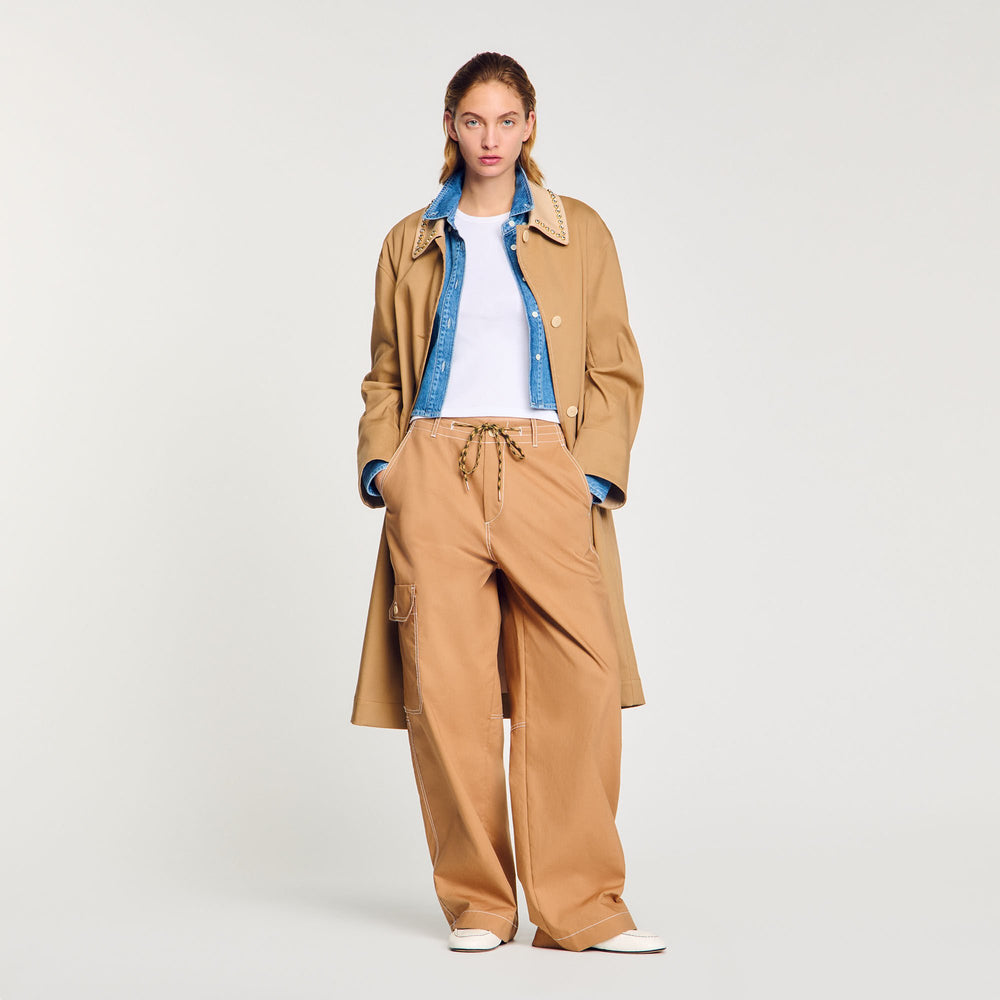 Sandro / Cargo trousers Camel