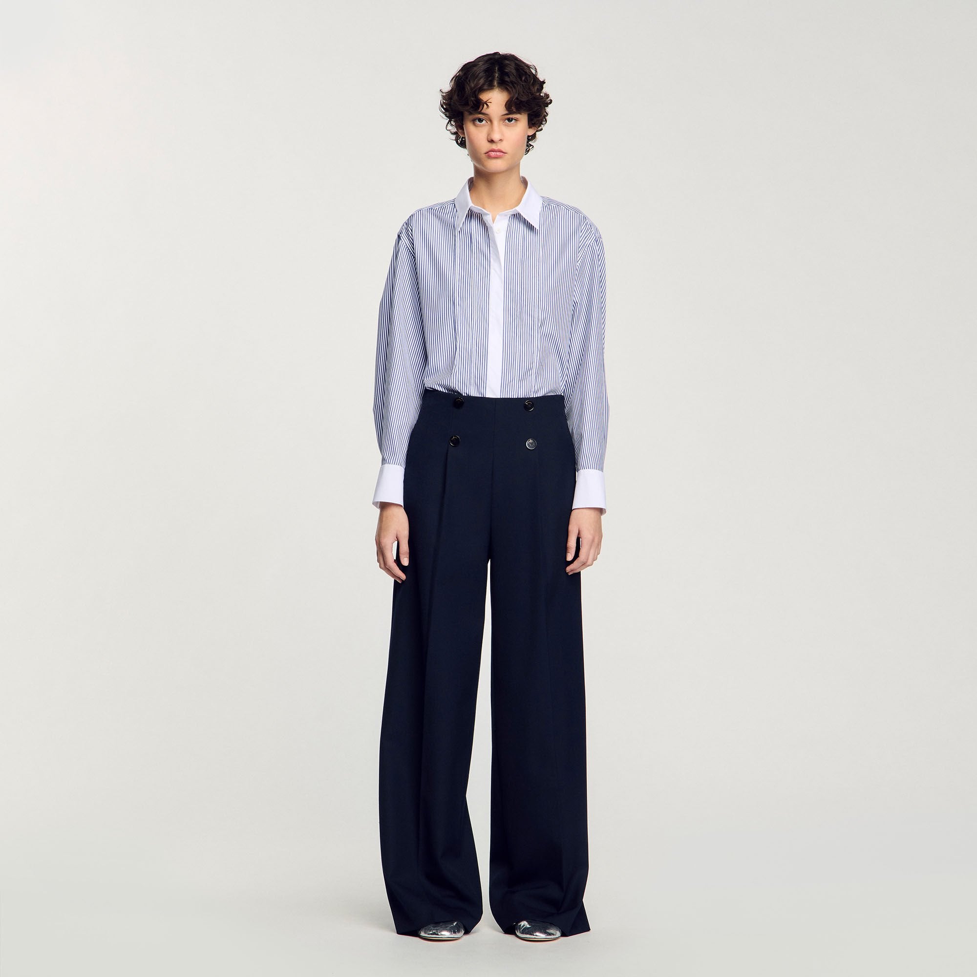 Sandro / Suit trousers Navy Blue