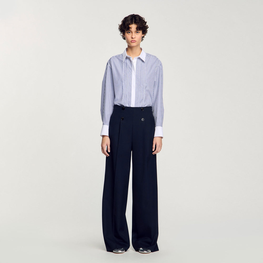 Sandro / Suit trousers Navy Blue