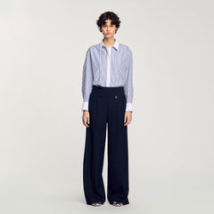 Sandro / Suit trousers Navy Blue