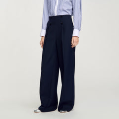 Sandro / Suit trousers Navy Blue
