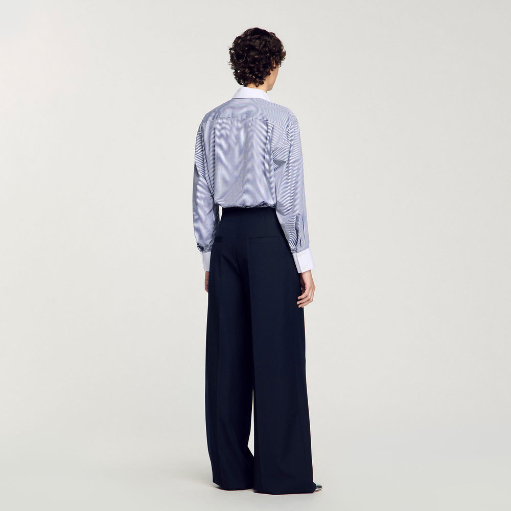 Sandro / Suit trousers Navy Blue