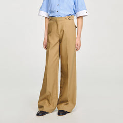 Sandro / Cotton suit trousers Beige