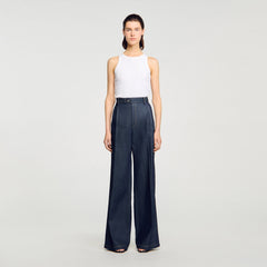 Sandro / Denim suit trousers Deep Blue